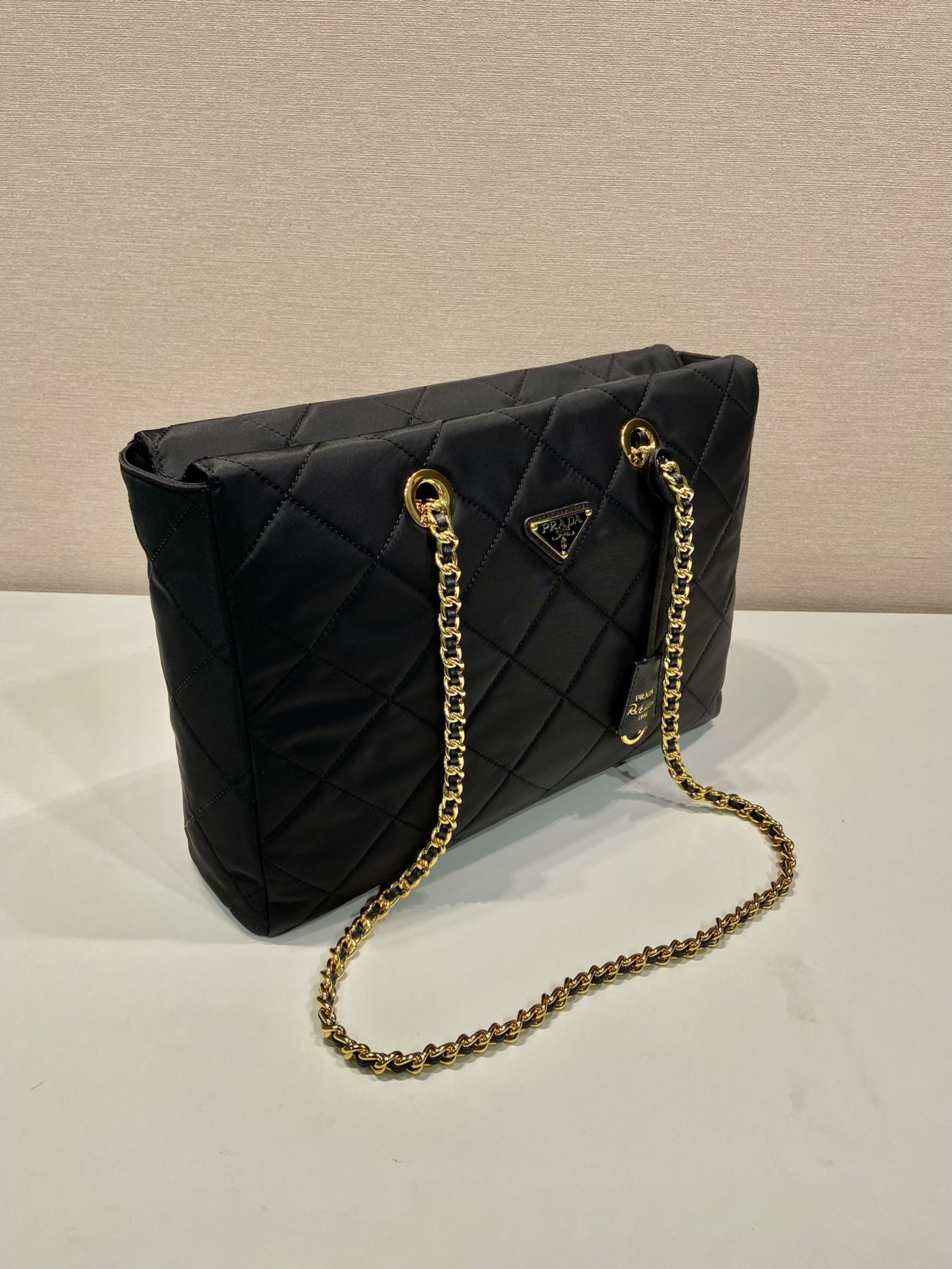 Pra*a vintage tote bag 1bg467-35*25*9.5cm