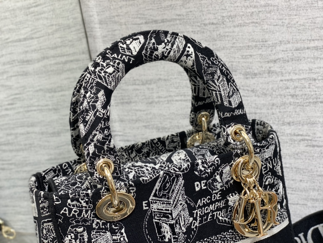 lady D*or handle bag-24cm