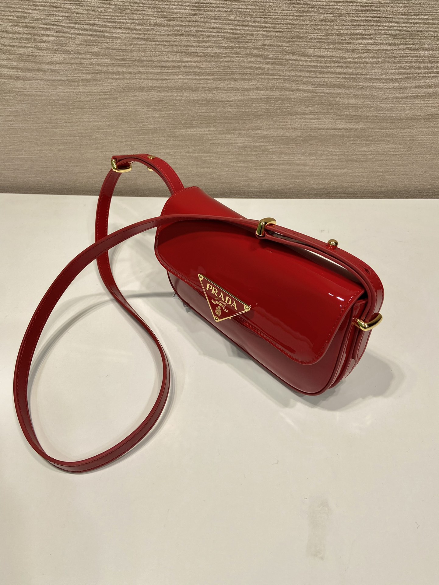 Pra*a patent 1bd339 bag-20.5*10.5*4cm