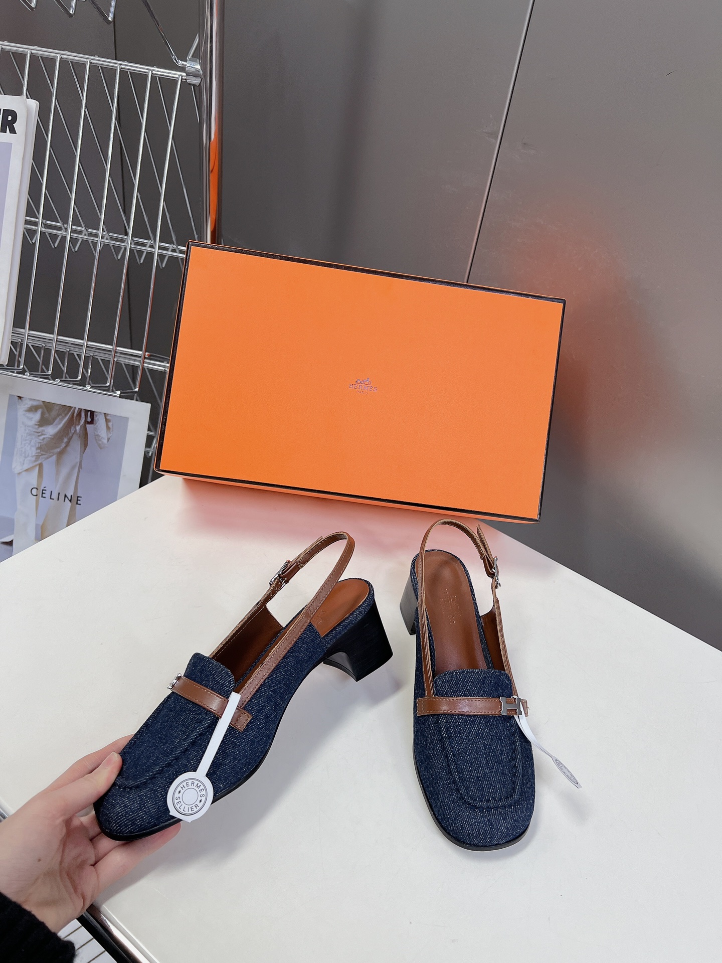 H**mes 2024ss sandals-5cm