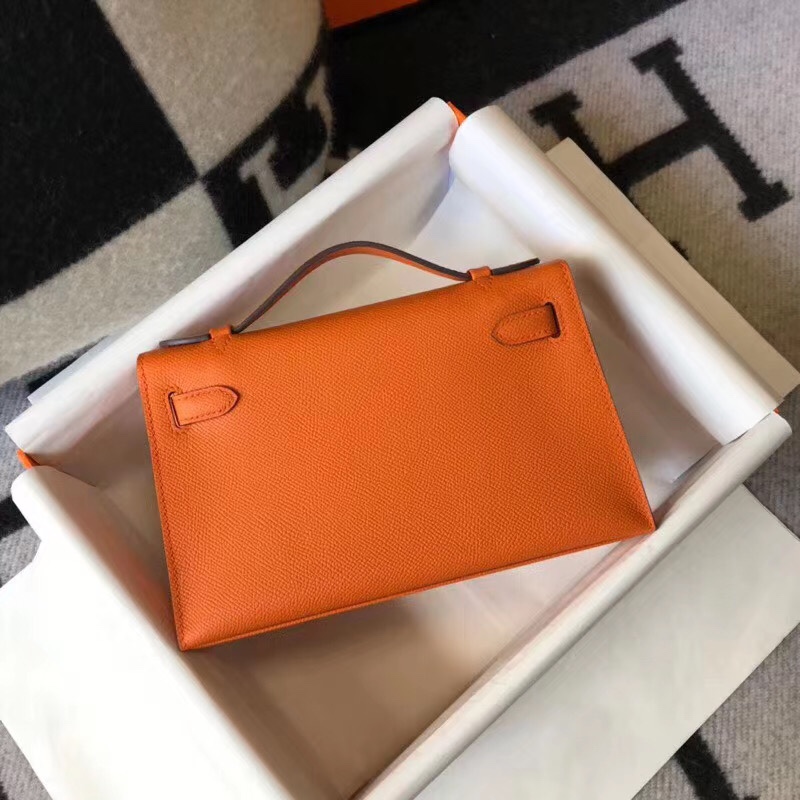 H**mes mini kelly pochette-epsom leather-22cm