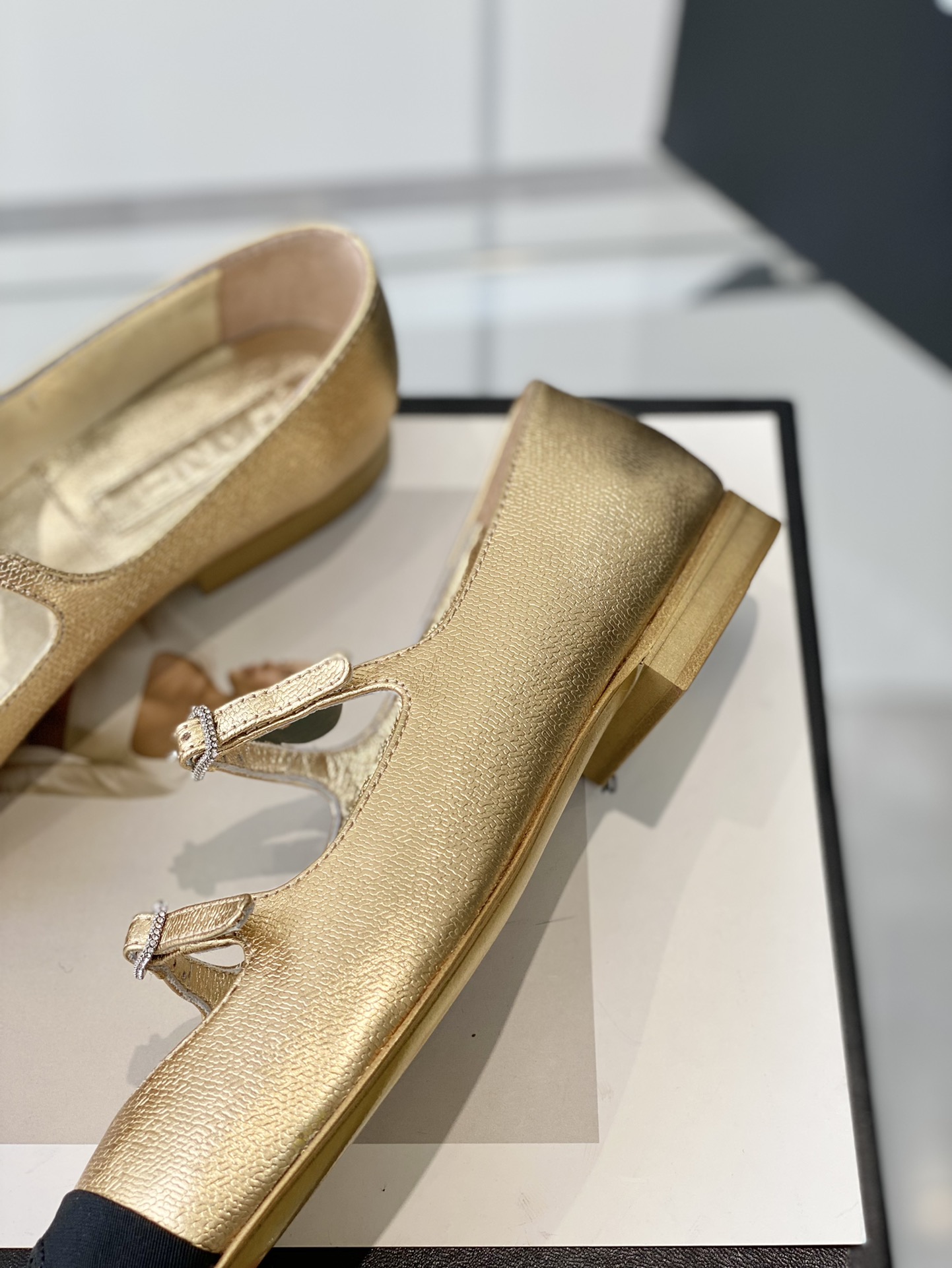 Ch@nel Mary Jane Shoes