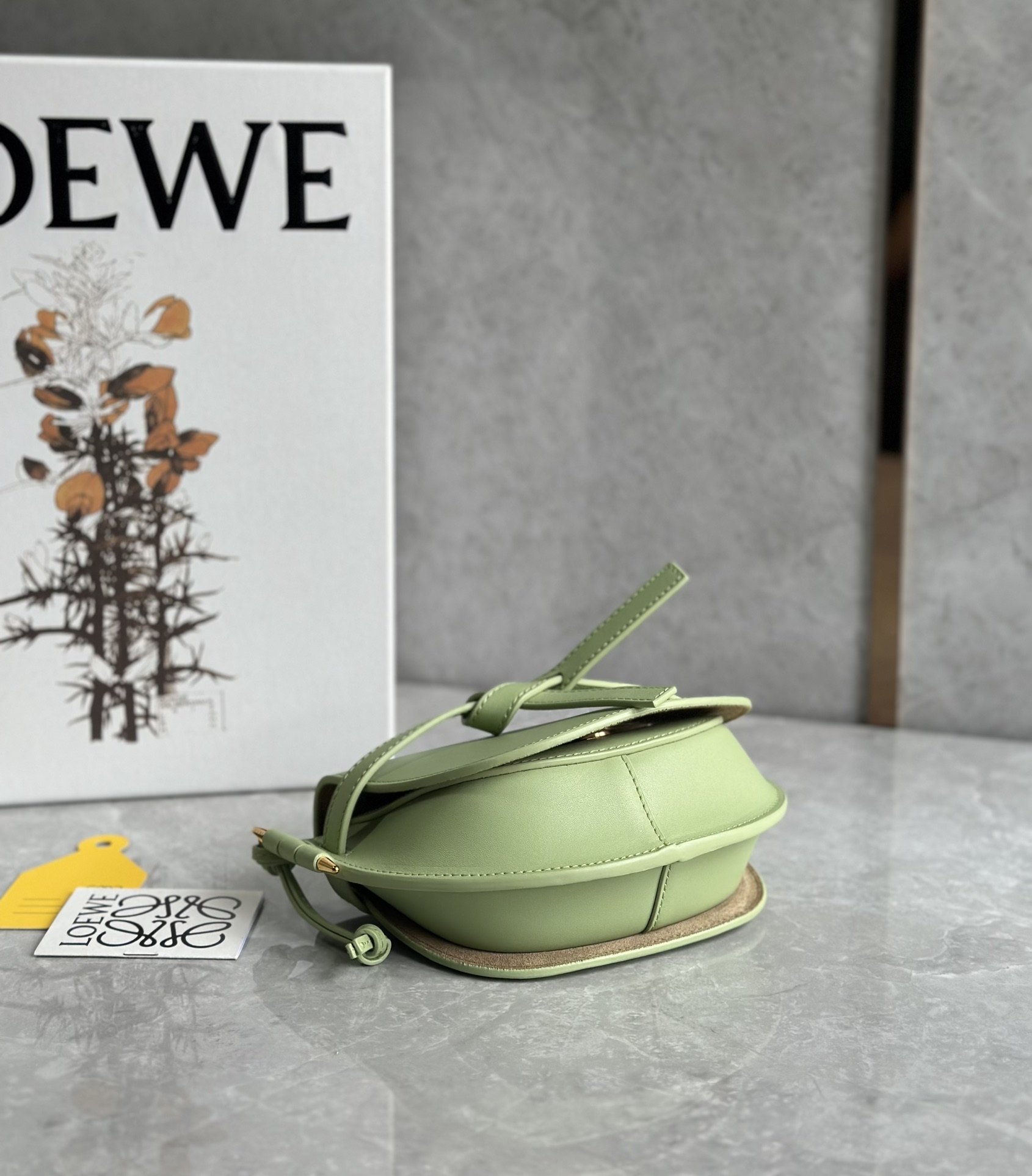 L0ew* mini puzzle gatedual bag-21*12.5*9cm