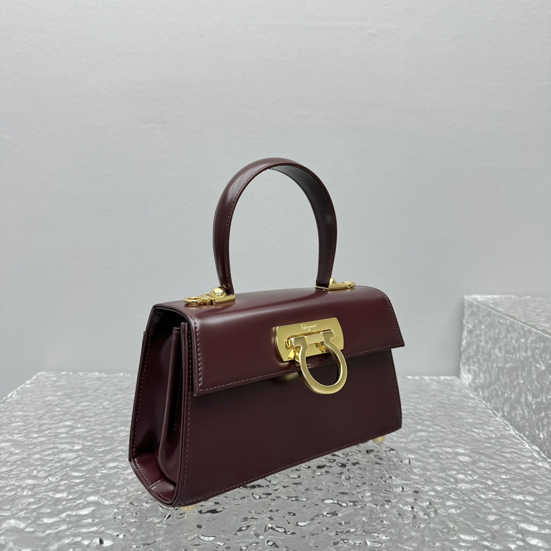 Ferragamo Top-handle Bag-21*13*8.5CM