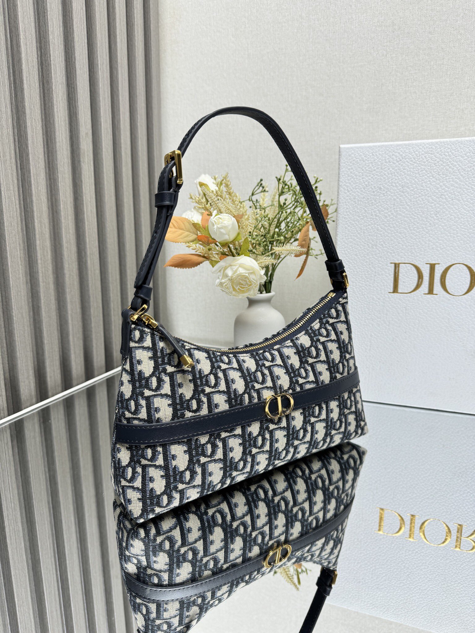 D*or miss caro mini hobo shoulder bag-23×13*6cm