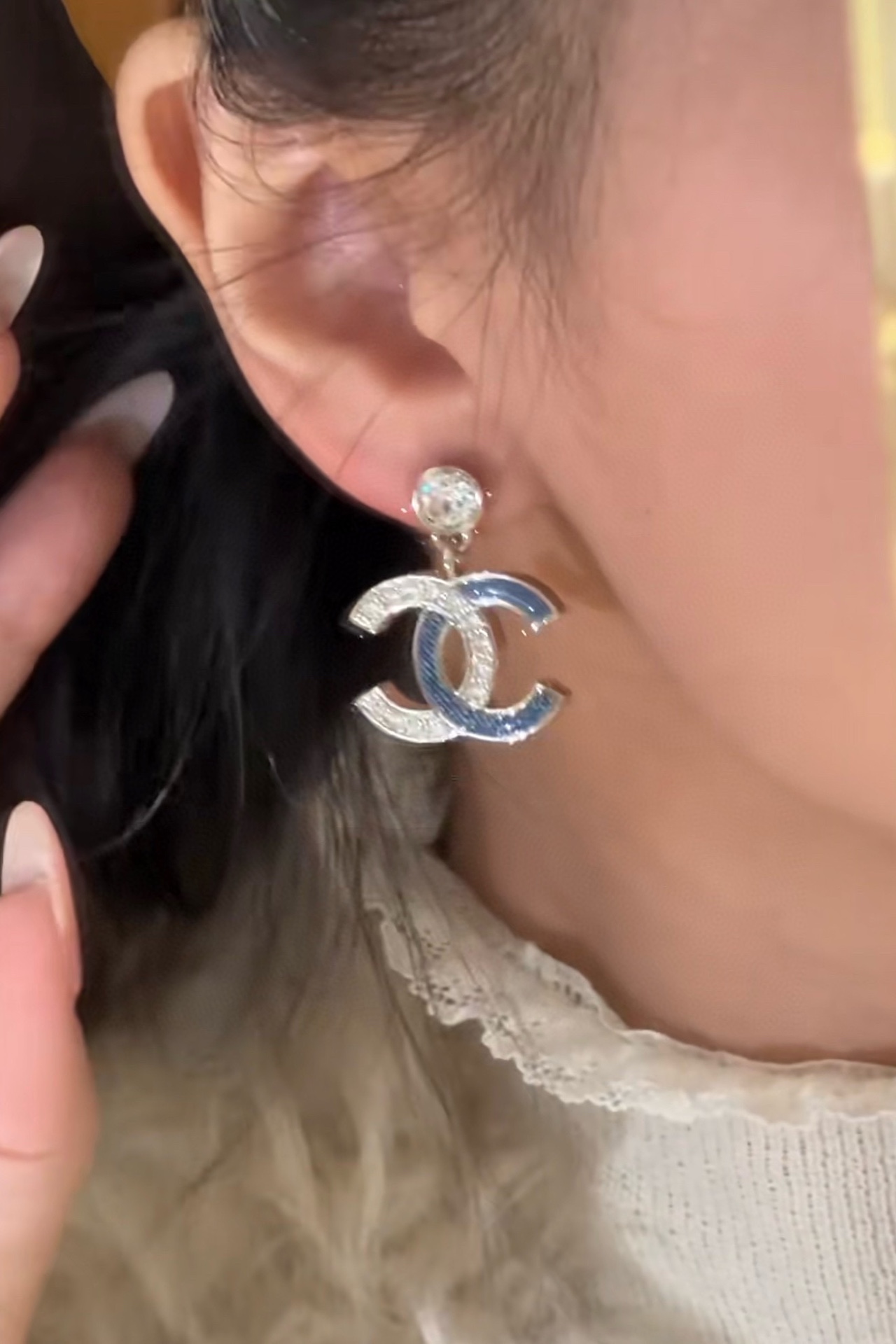 Ch@nel Earring