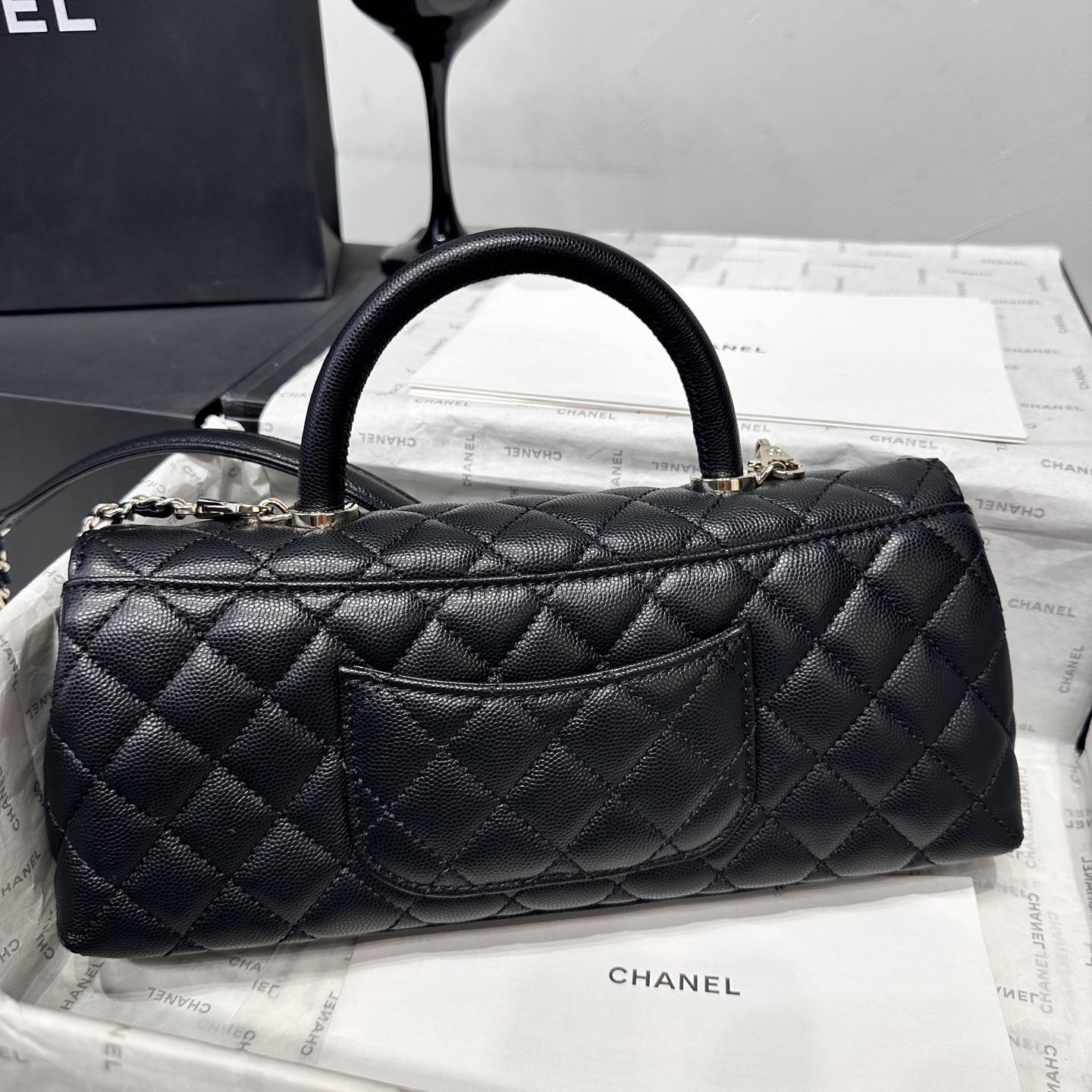 Ch@nel Coco Handle Flap Bag-32CM