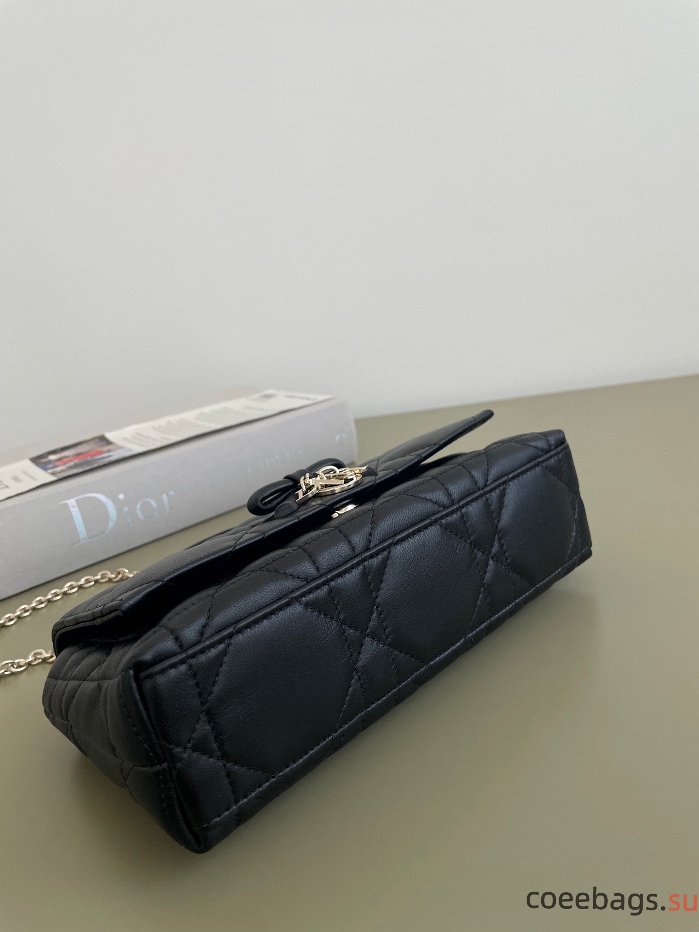 Di*or My Tender Top Handle Mini Bag Rose Tendre Macrocannage-21*7*11.5CM