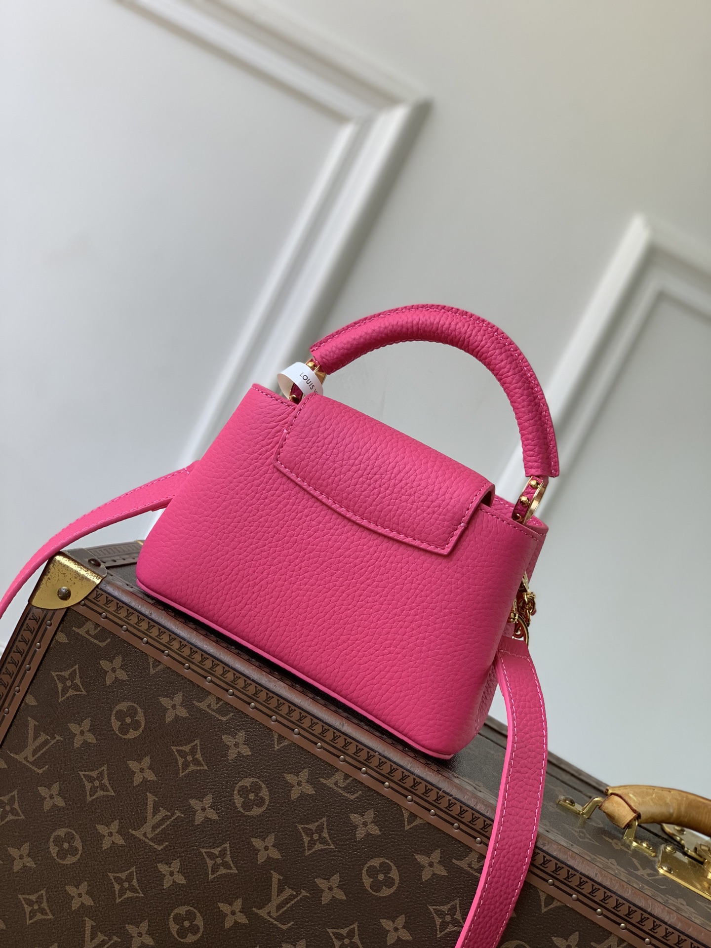 L0vis Vvtt0n Capucines East-West Mini Capucines -M2A379-12 x 22 x 8CM
