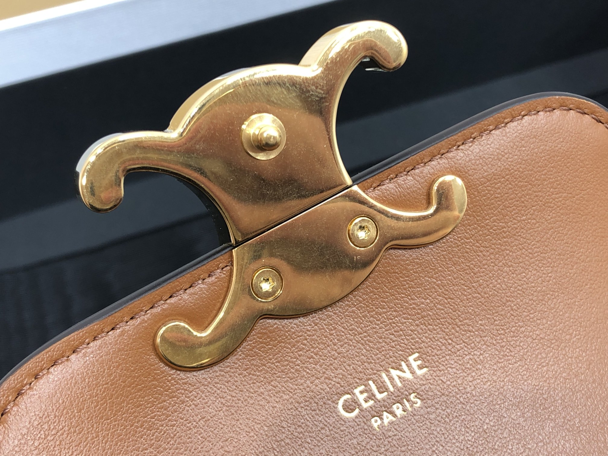 Ce**e triomphe shoulder bag-11*8*4cm