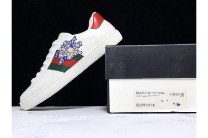 G*u*i ace embroidered low-top sneaker