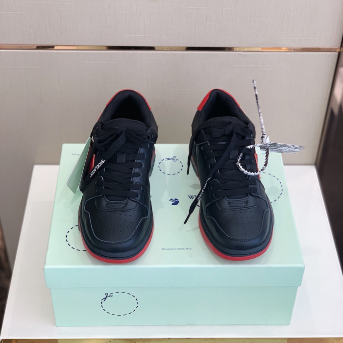 OFF WHITE™ C/O VIRGIL ABLOH OUT OF OFFICE LOW-TOP LEATHER SNEAKERS "OOO"