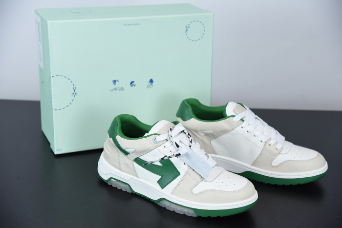 OFF WHITE™ C/O VIRGIL ABLOH OUT OF OFFICE LOW-TOP LEATHER SNEAKERS "OOO"