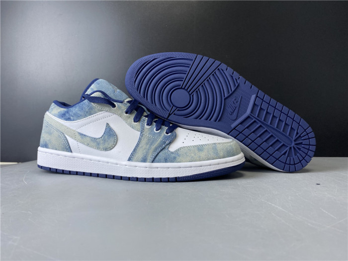 air jordan 1 low washed De*1m cz8455-100