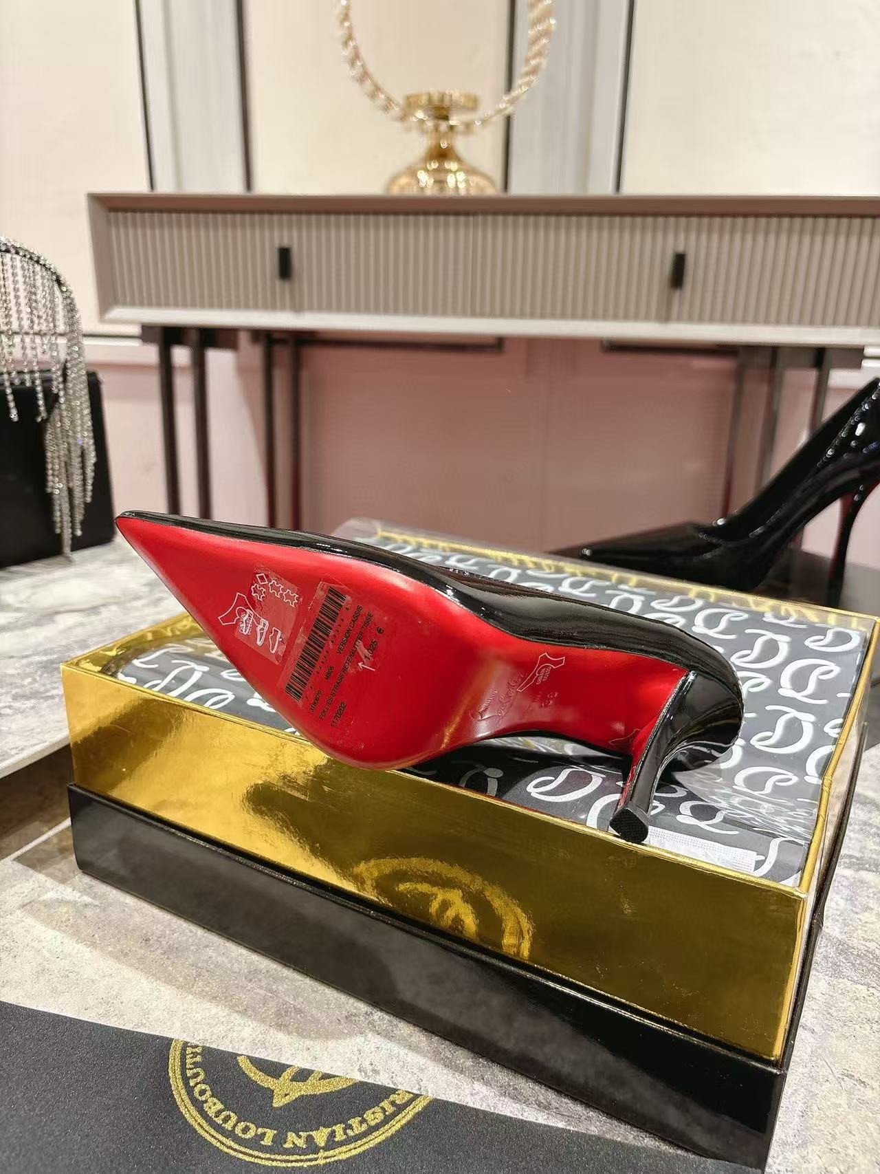 ua chr1st1an louboutin cl red-botT0m shoes 10cm heel (cusT0mized, no exchange no return, about 10 days)