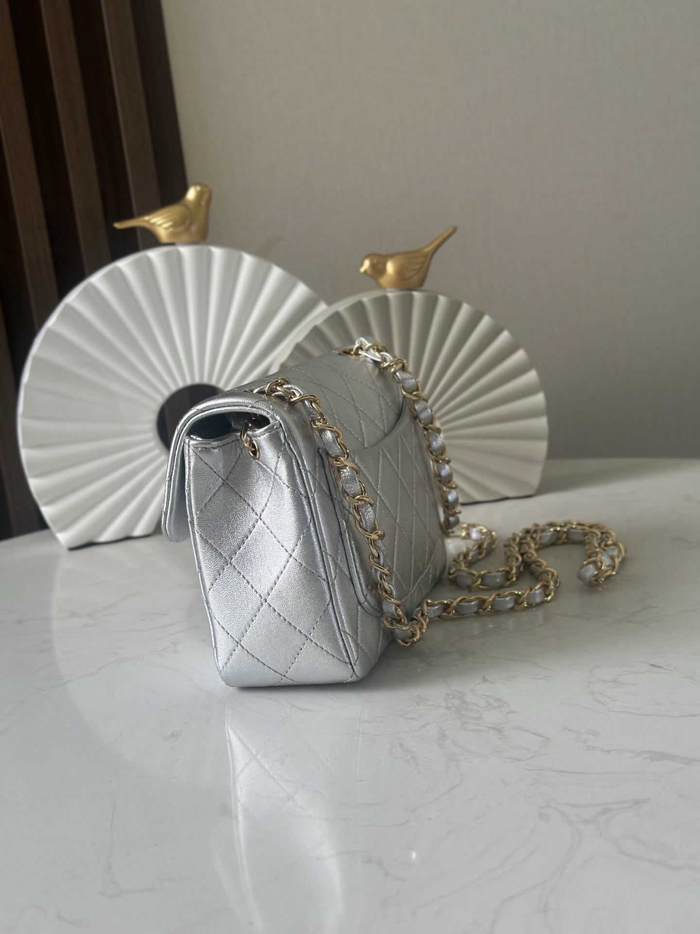 Ch**el mini flap bag 17.5cm