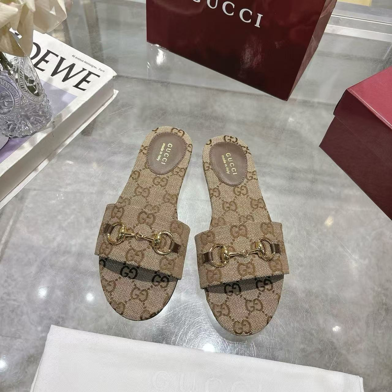 UA Gvc*1 GG Canvas Siaga Slide Sandals