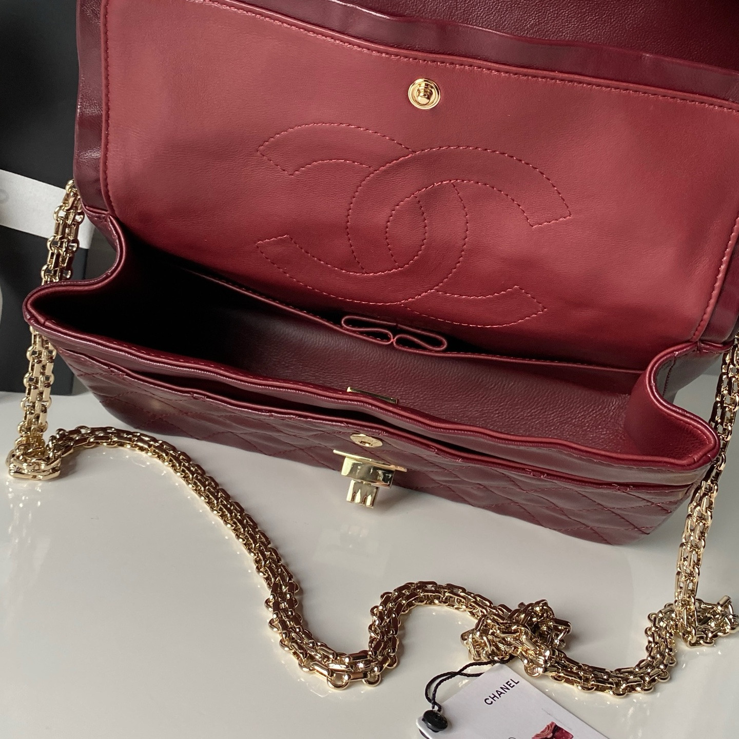Ch**el 2.55 handbag a37586 16x24x7.5cm