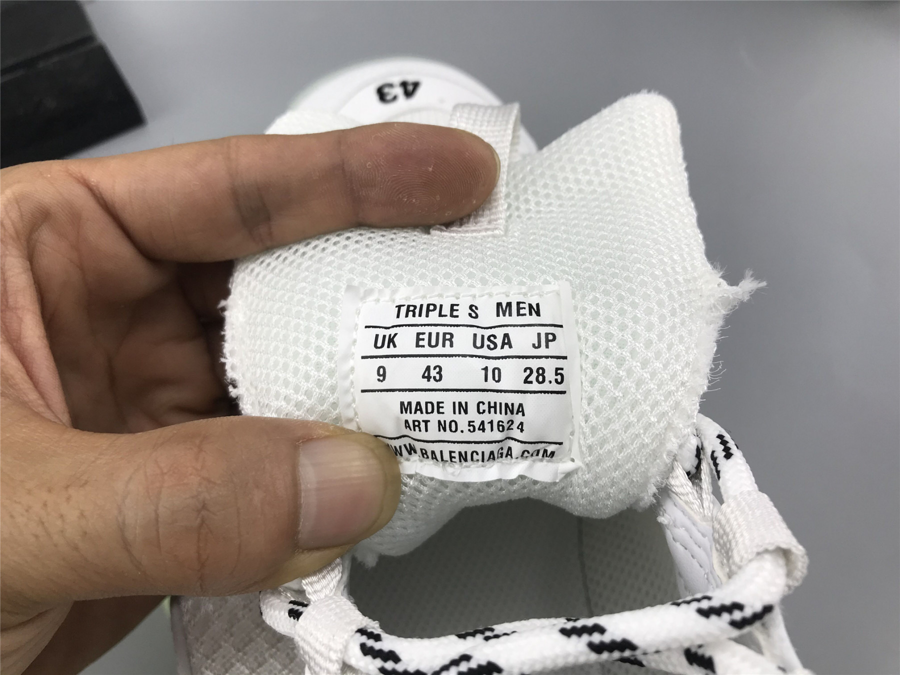 UA TRIPLE S CLEAR SOLE SNEAKER FLUORESCENT WHITE