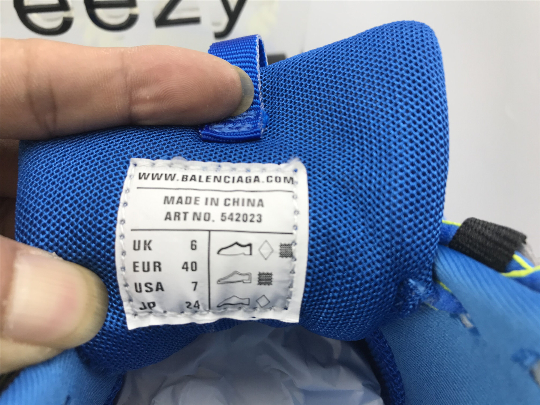 UA TRACK TRAINER GREY BLUE YELLOW