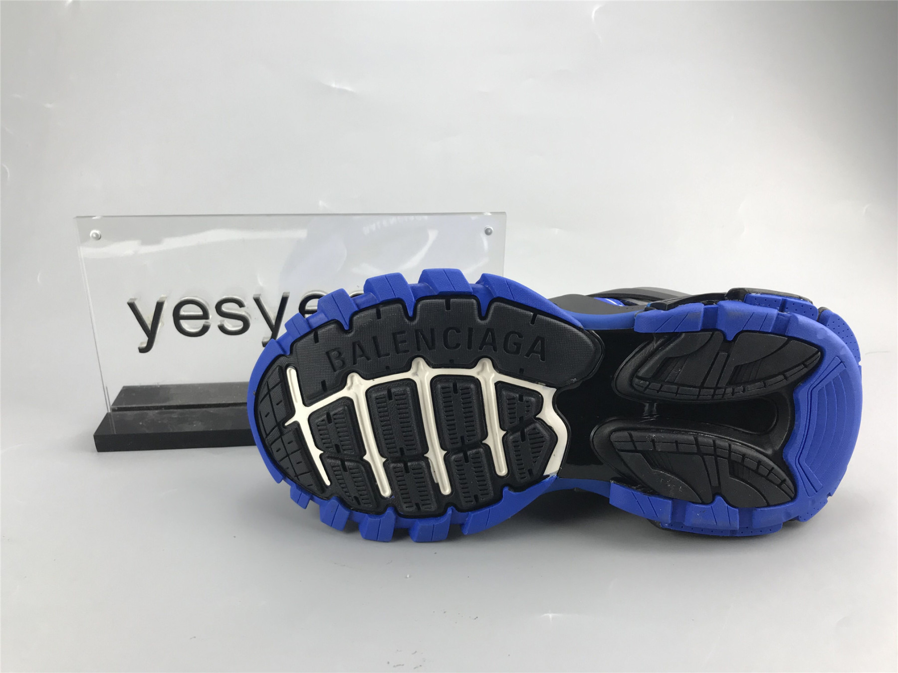 UA TRACK TRAINER BLACK ROYAL SNEAKER