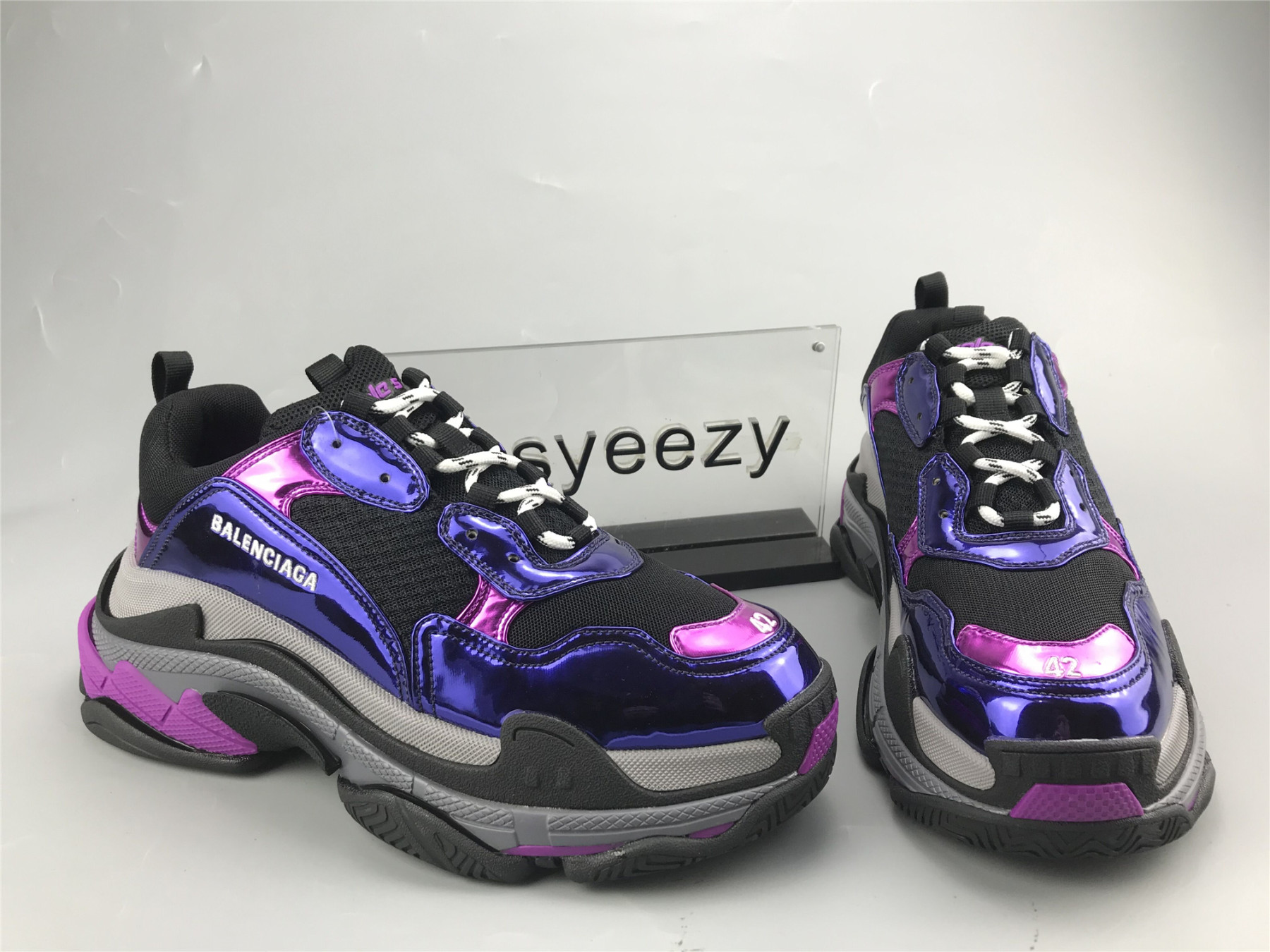 UA TRIPLE S SNEAKER BRIGHT PURPLISH RED