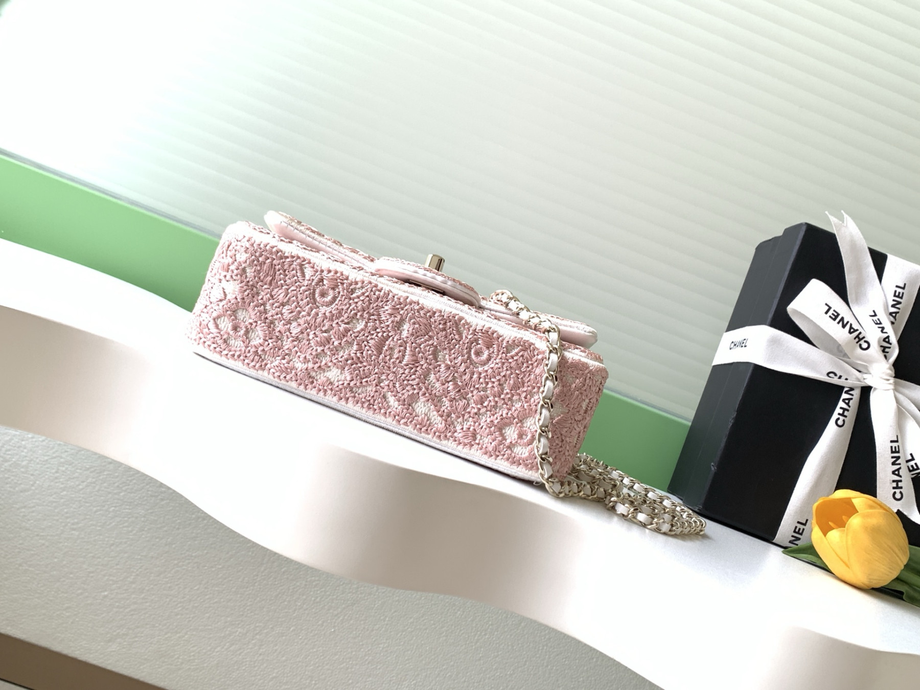 Ch**el flap bag as4561 14x21x8cm