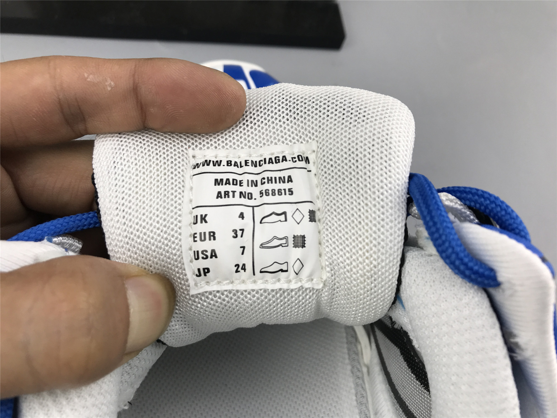 UA TRACK 2 OPEN SNEAKER WHITE ROYAL
