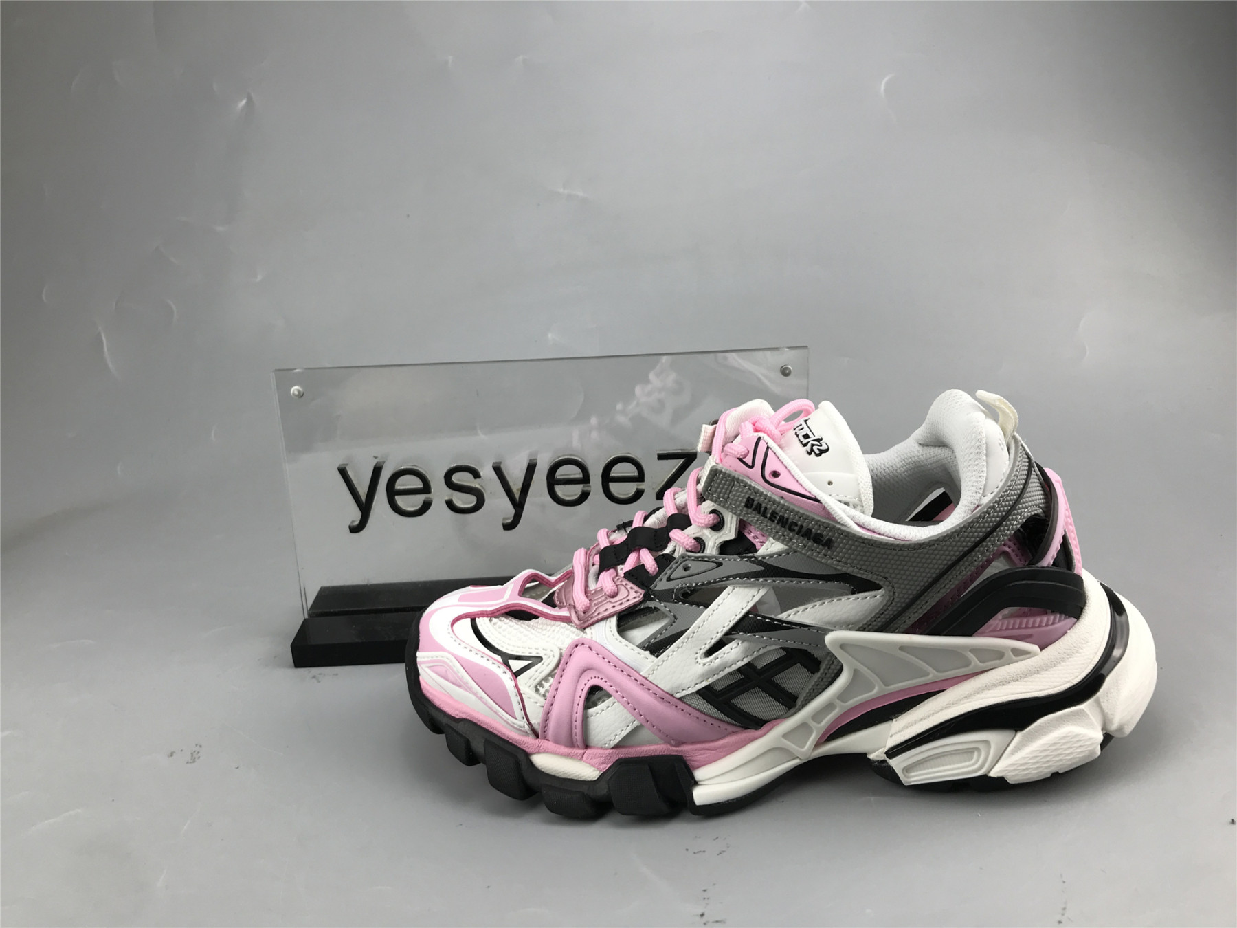 UA TRACK 2 OPEN SNEAKER PINK GREY WHITE
