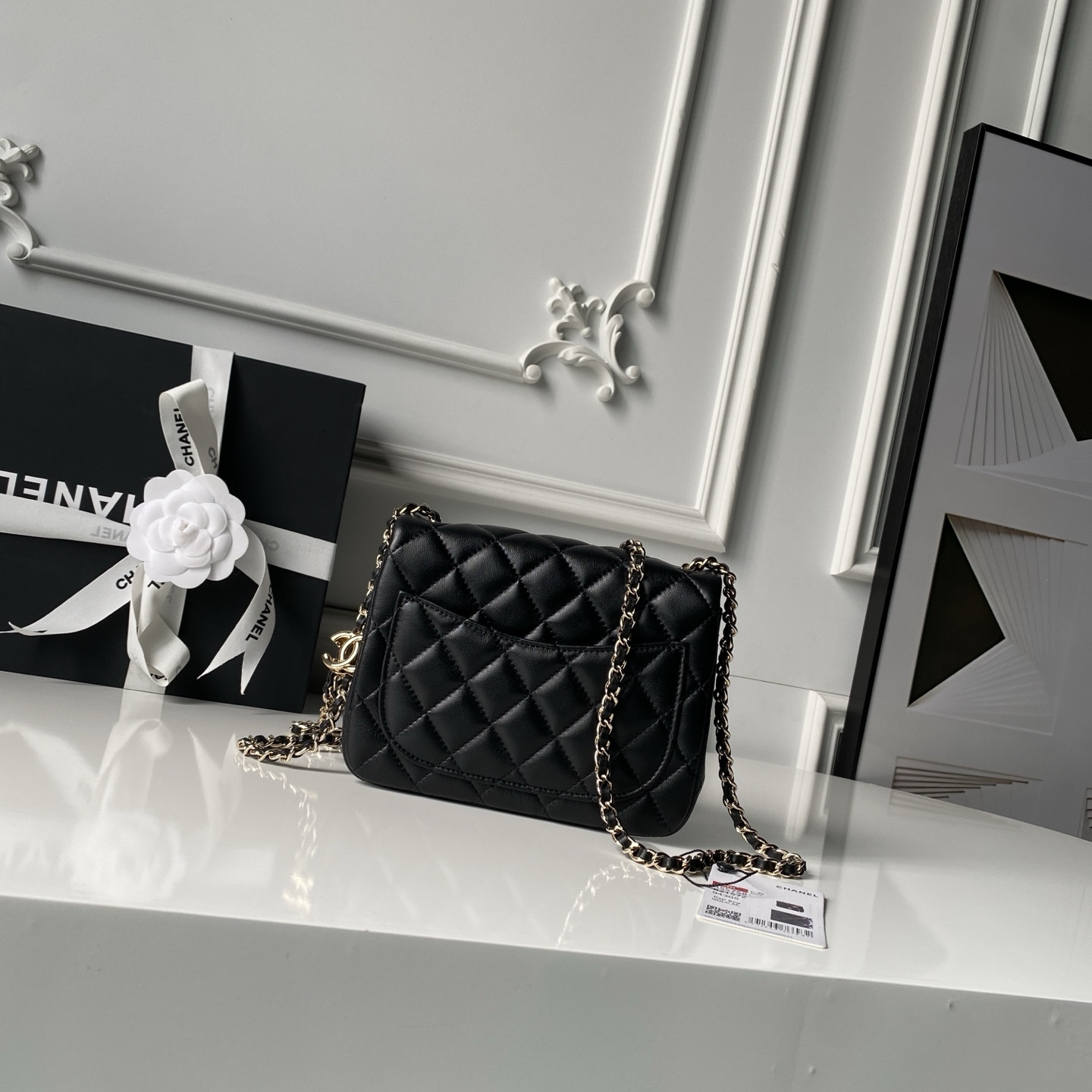 Ch**el classic flap handbag cf as5758 18x13x7cm