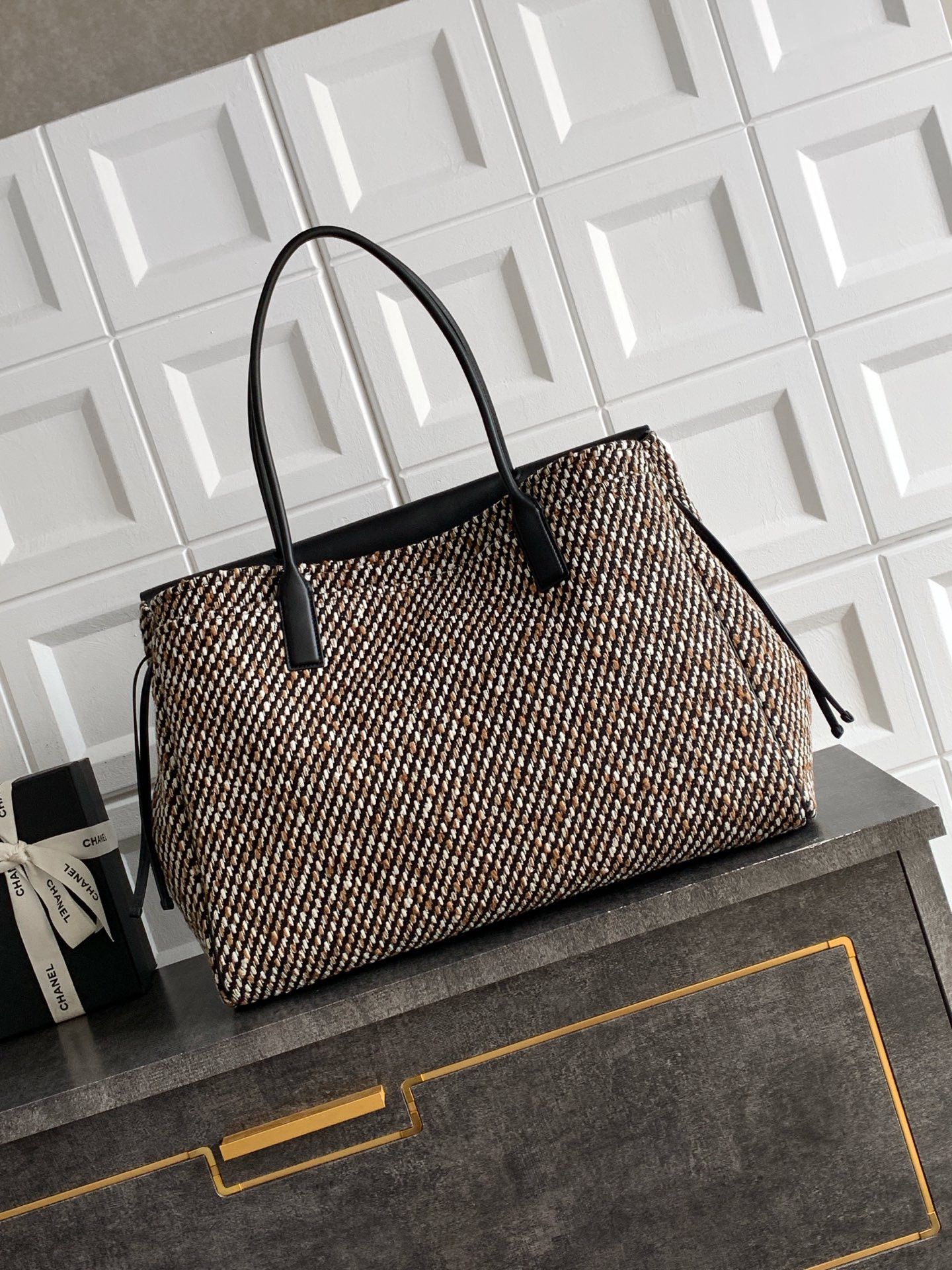 Ch**el large tote as6289 33x43x17.5cm