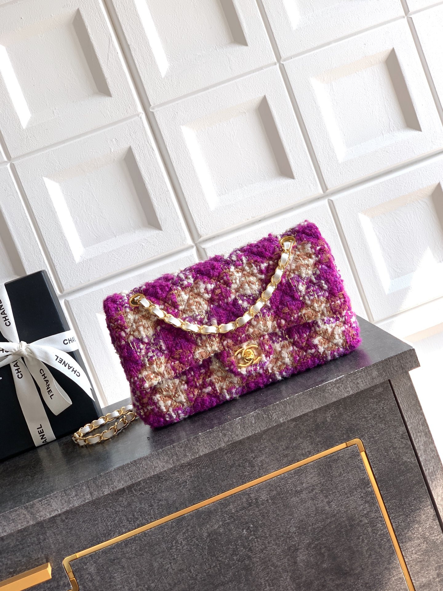 Ch**el flap bag 25x15x6.5cm
