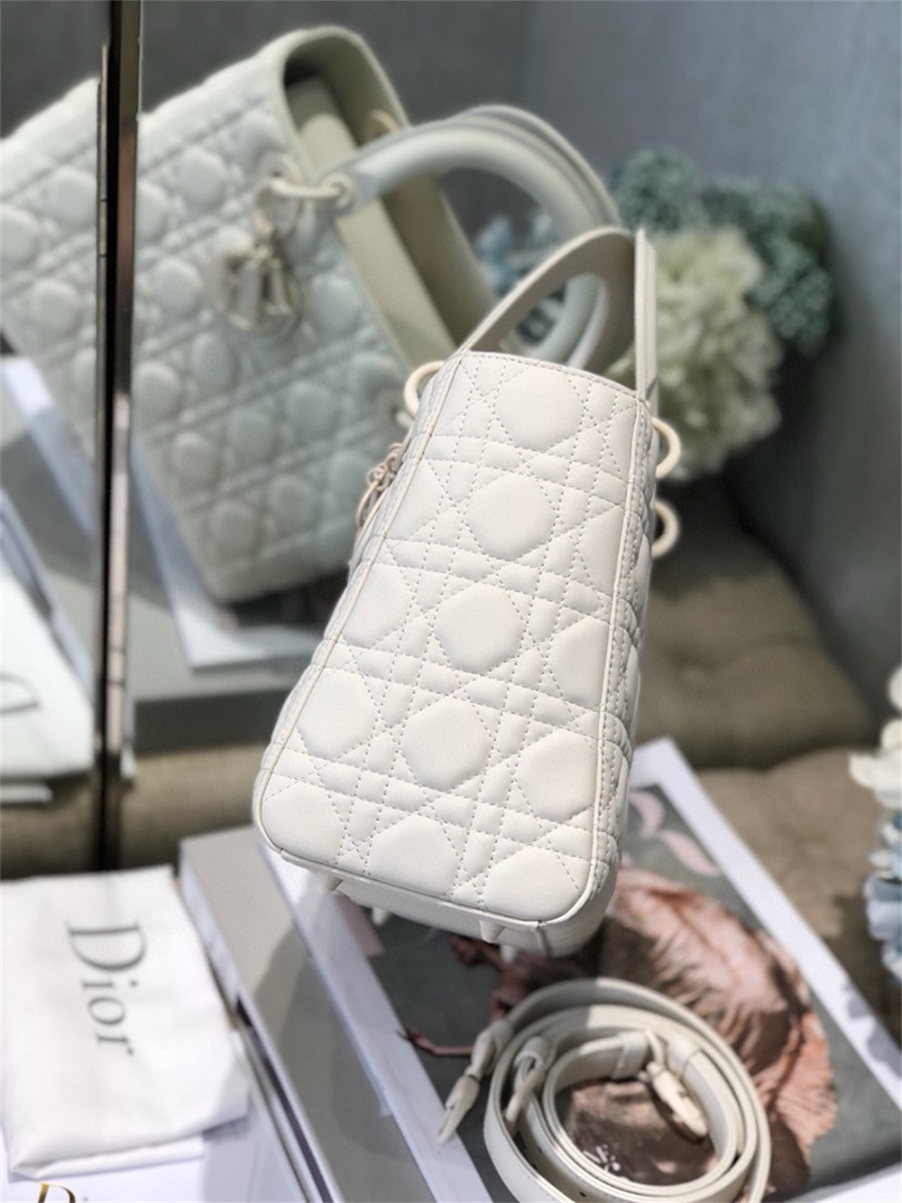 Medium Lady D10r Bag  9.5 x 8 x 4.5 inches