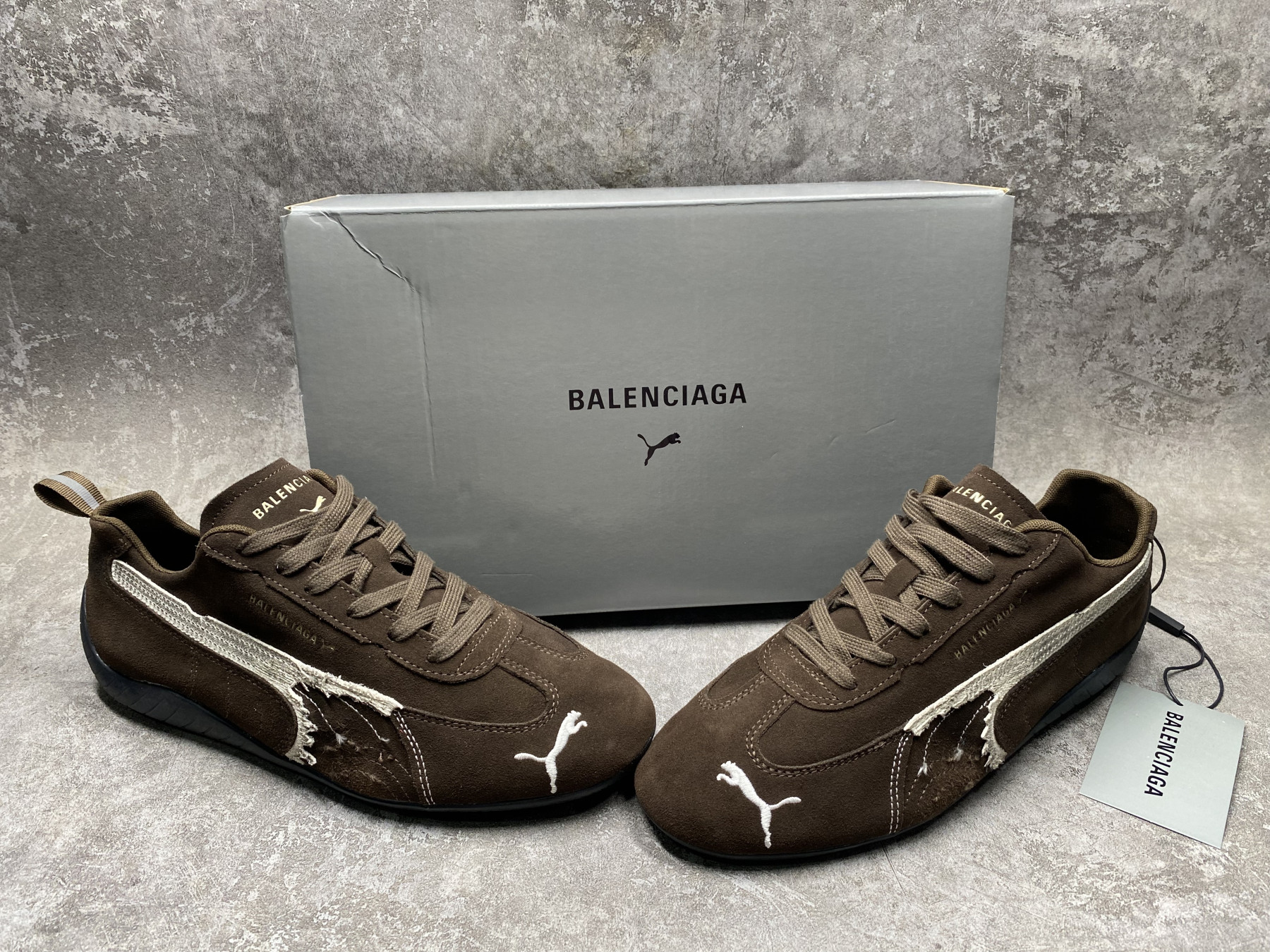 ua Ba1en*iaga speedcat suede sneaker