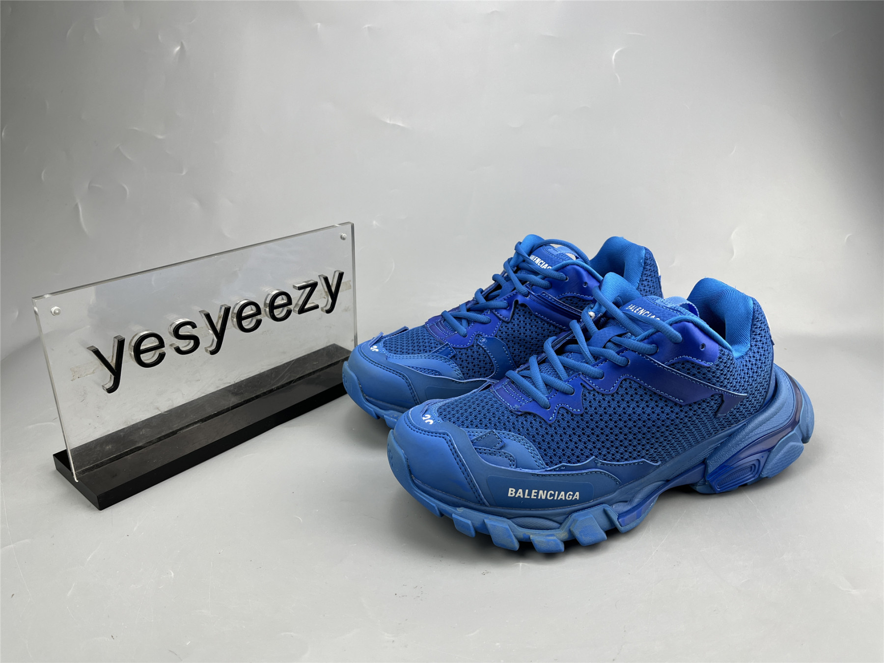 UA TRACK 3 SNEAKER BLUE WHITE