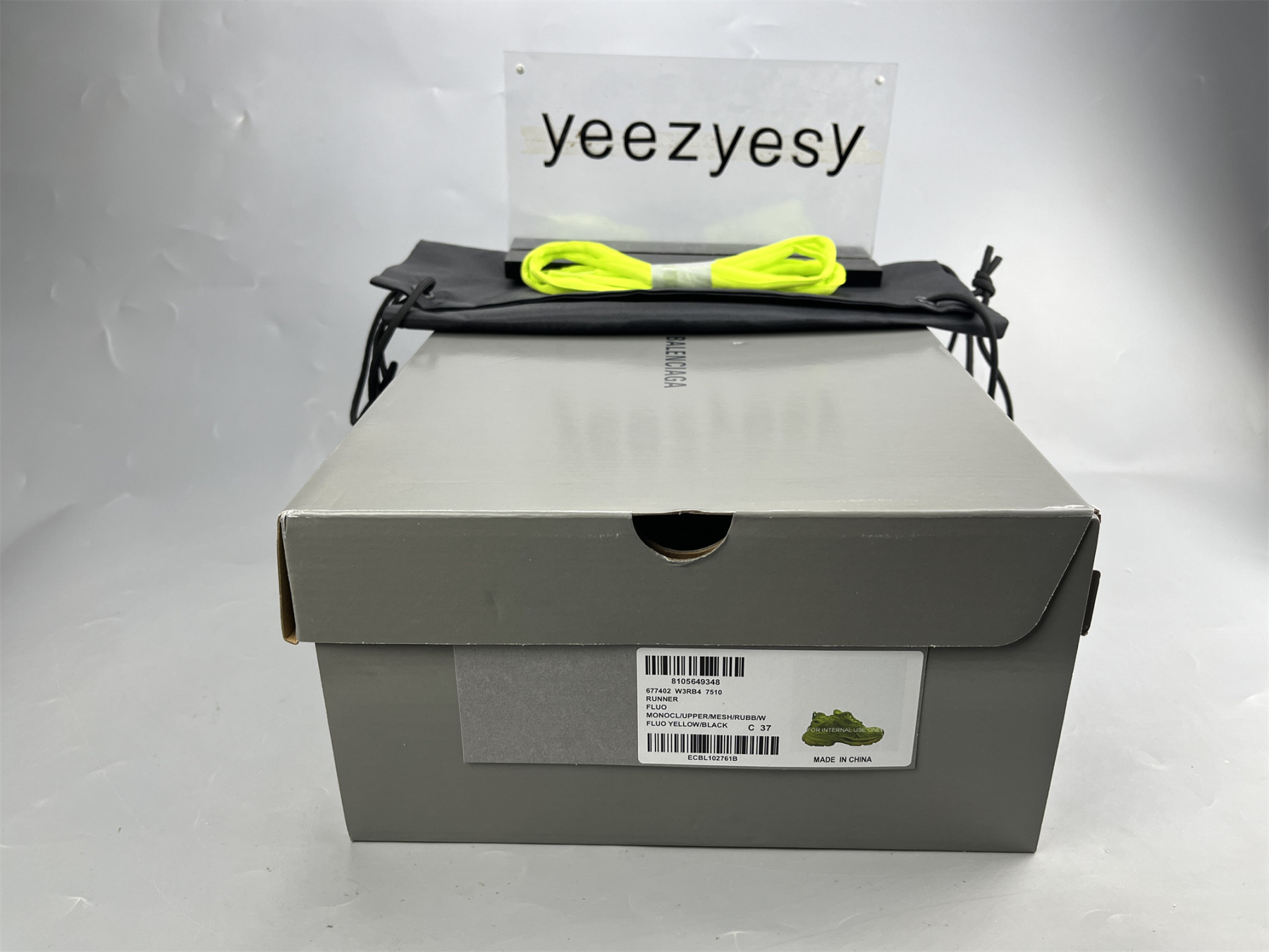 UA RUNNER FLUO YELLOW BLACK
