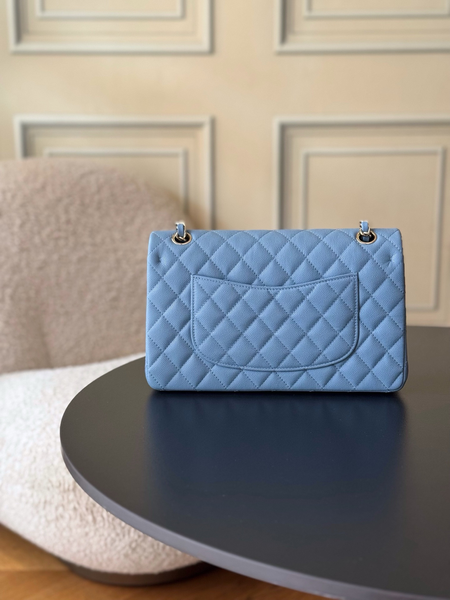 Ch**el classic flap handbag cf 25.5x15.5x6.5cm