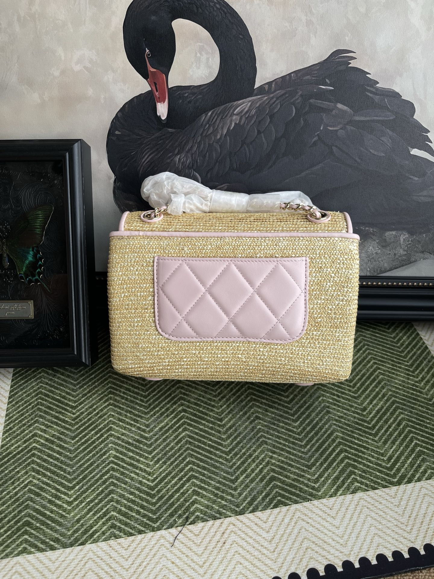 Ch**el flap bag as6017 23x14.5x6cm