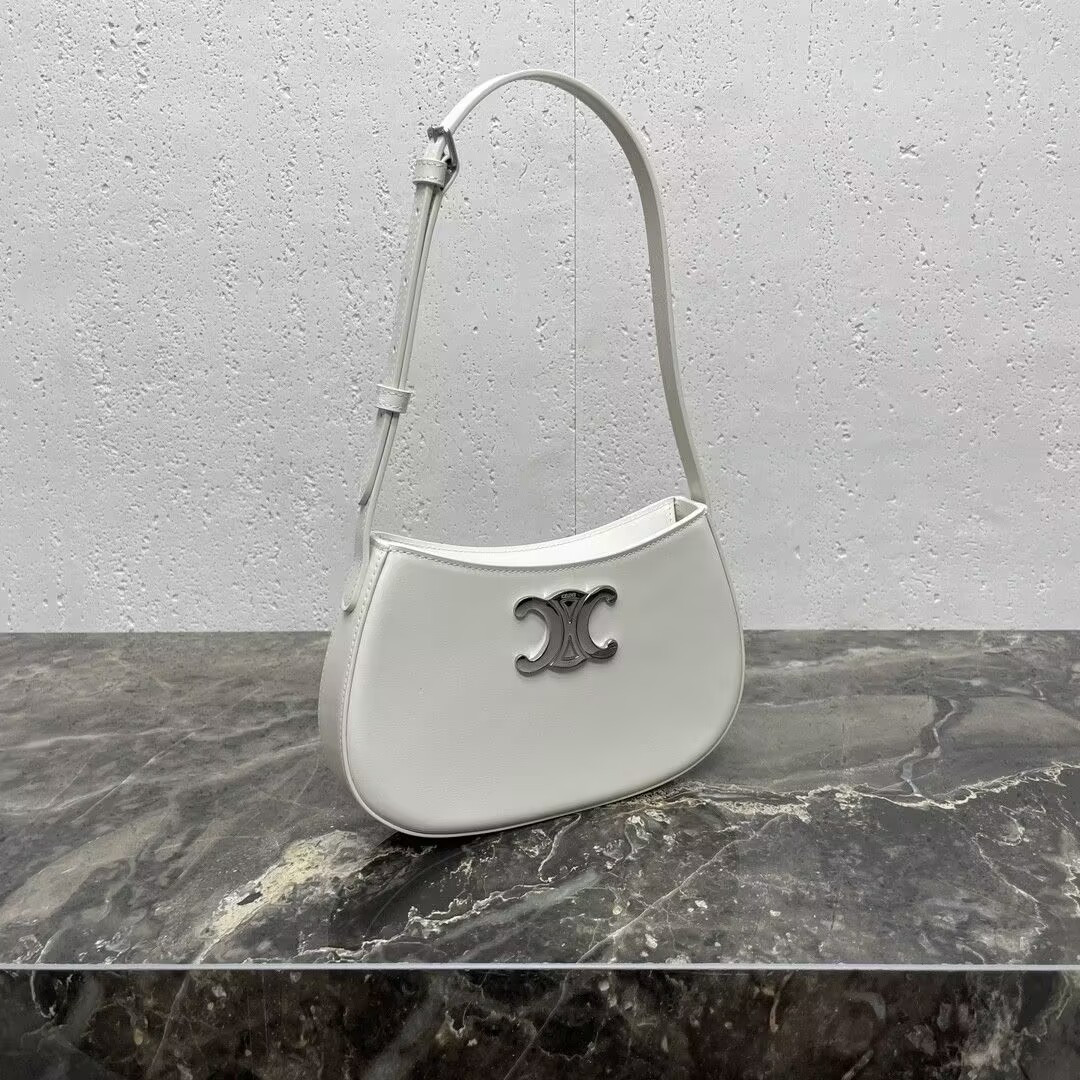 Ce1i*e MEDIUM TILLY BAG in shiny calfskin 22x13.5x4cm