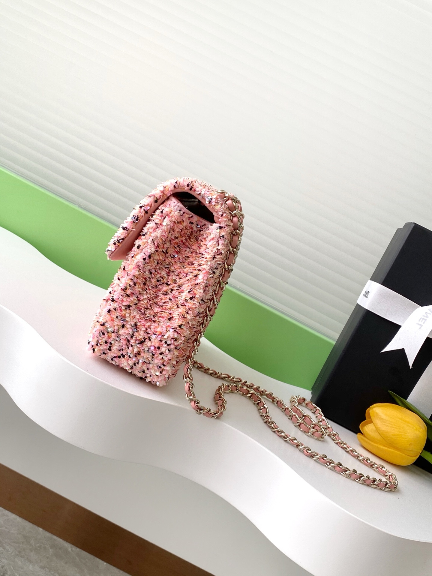 Ch**el flap bag as4561 14x21x8cm