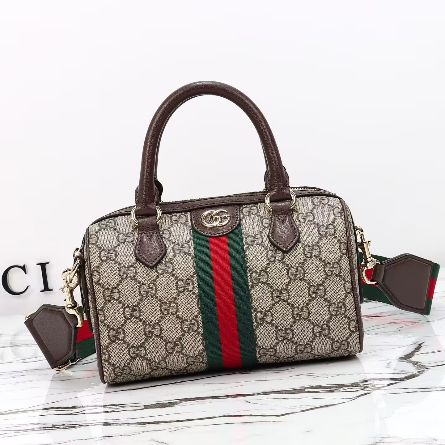 Gvc*1 ophidia small boston bag 21x13x11cm