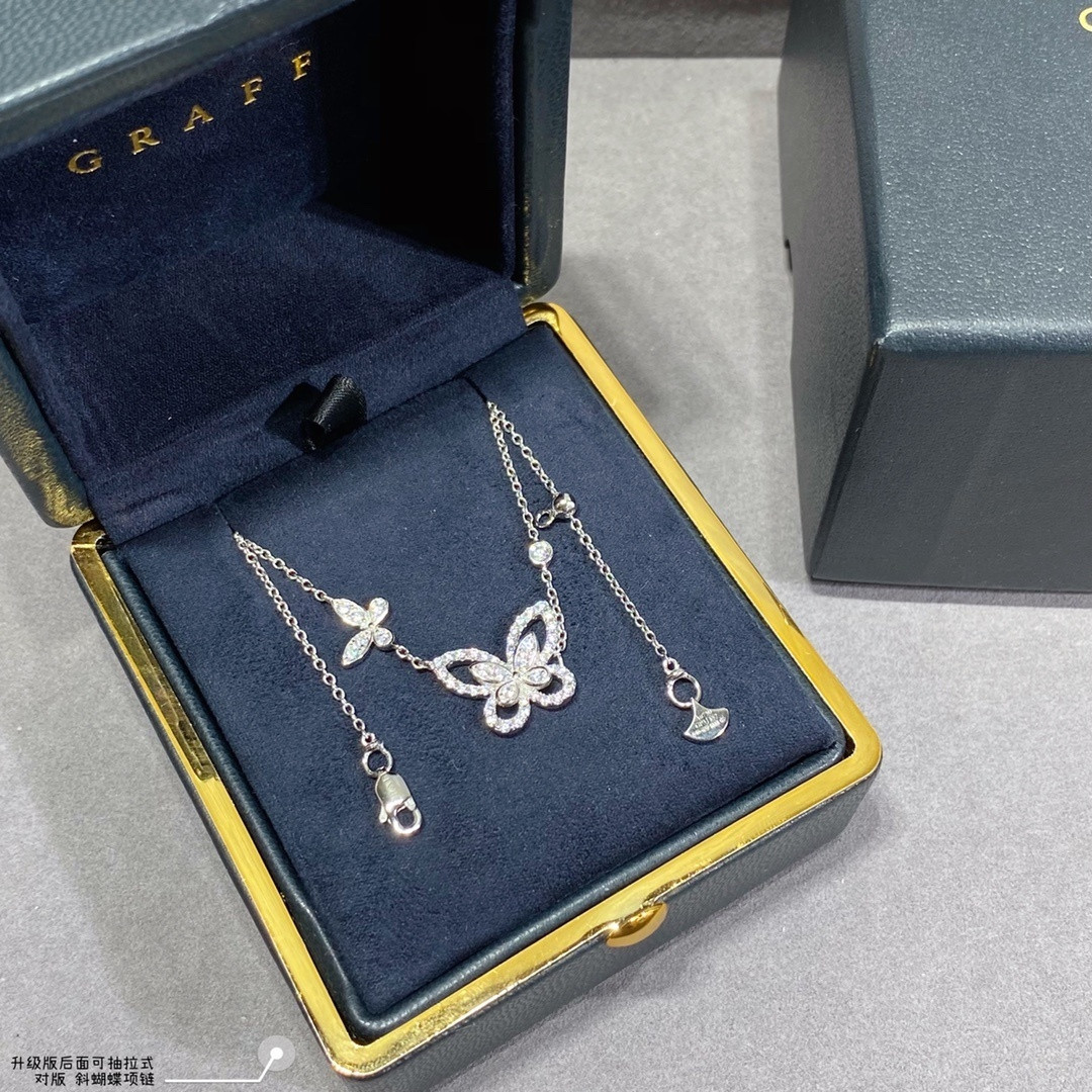 Graff D1am0nd Butterfly Necklace