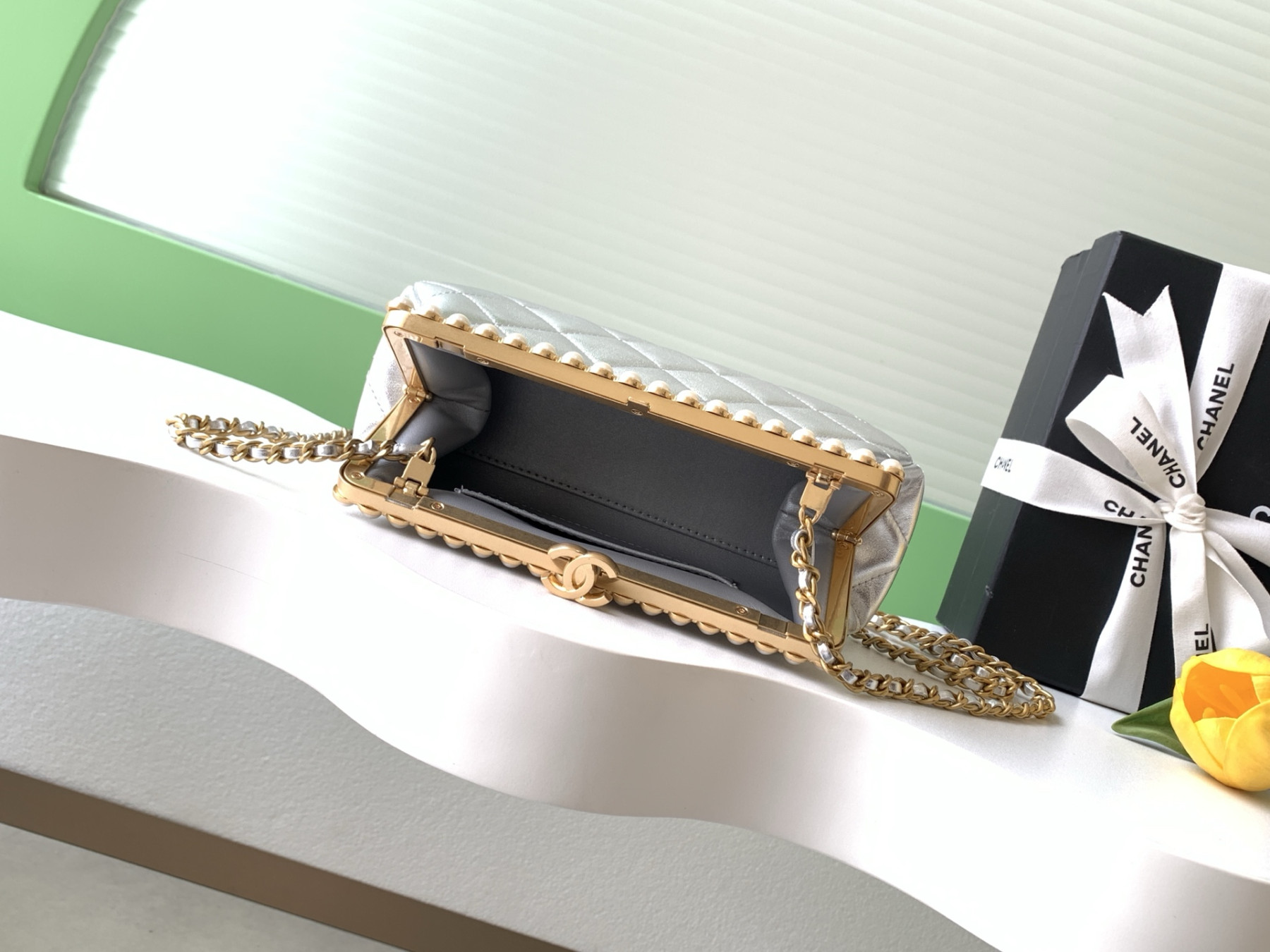 Ch**el clutch as5912 10x20x7cm