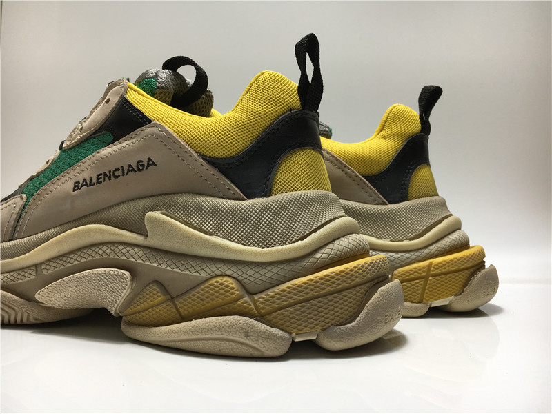 UA TRIPLE S TRAINER YELLOW GREEN