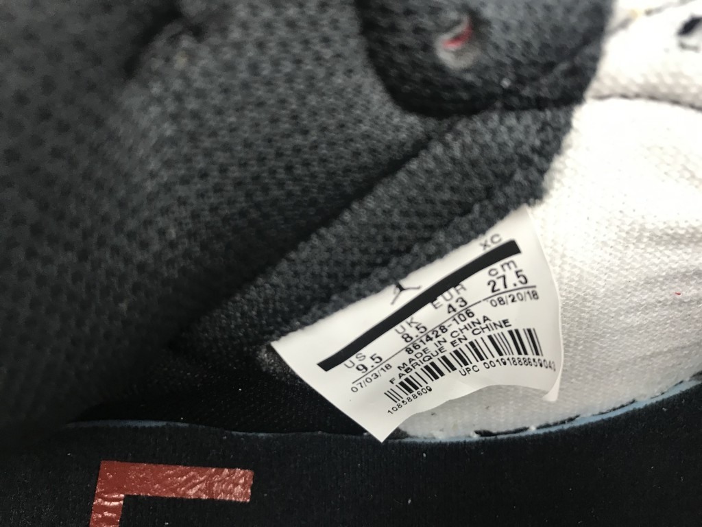 UA AIR JORDAN 1 RETRO HIGH OG NRG NOT FOR RESALE BLACK BRED