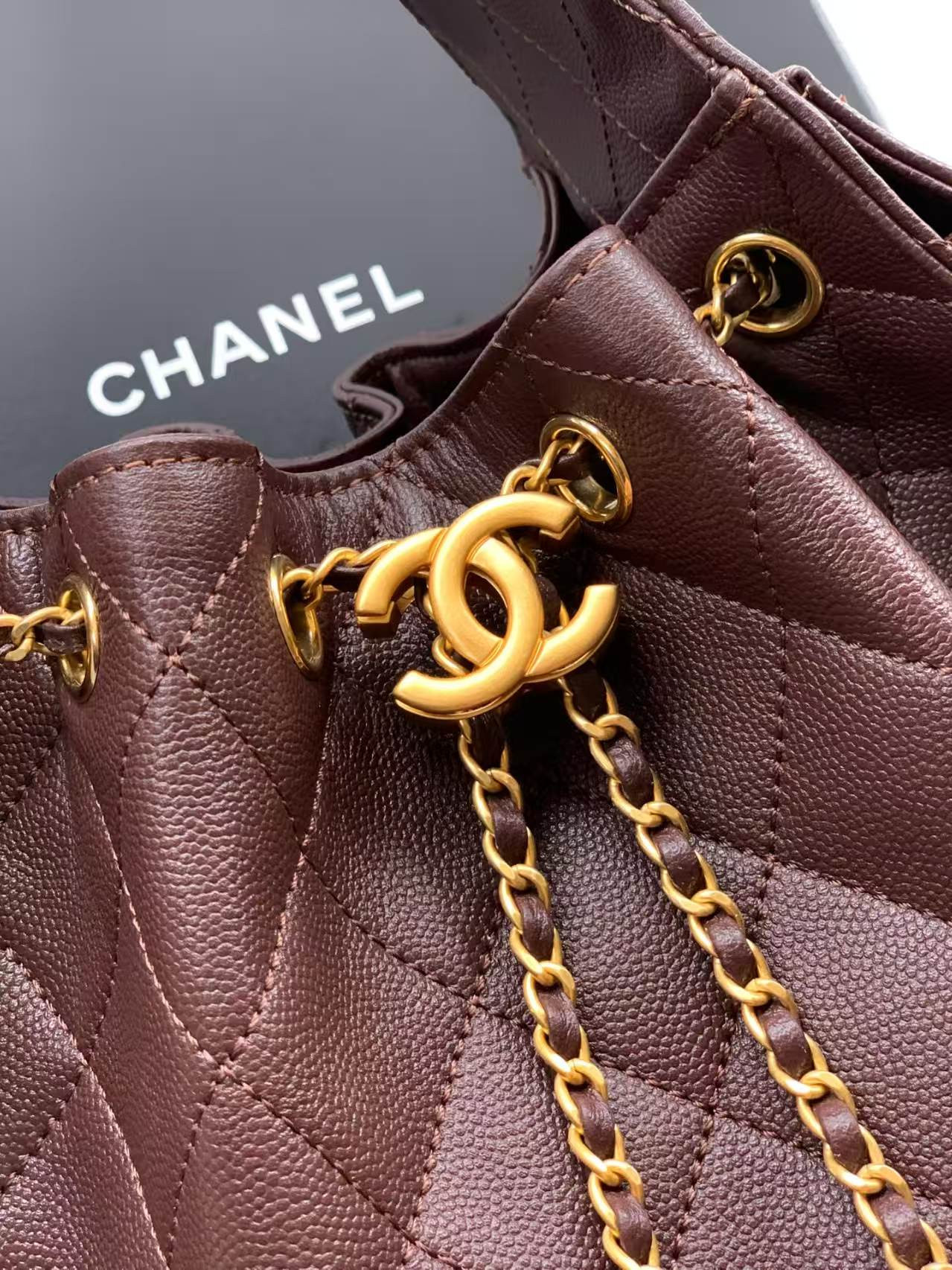 Ch**el 25C Bucket Bag 26x30x14cm