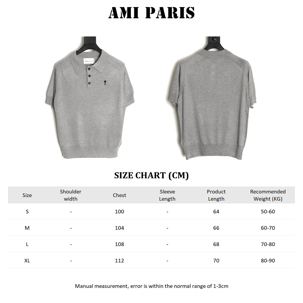 Ami Paris Short-sleeved Polo shirt