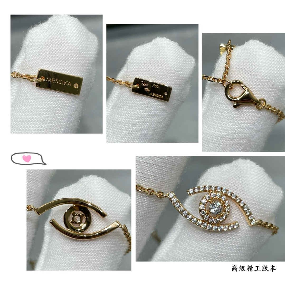 Mes1kaa full d1am0nd eye of the soul bracelet