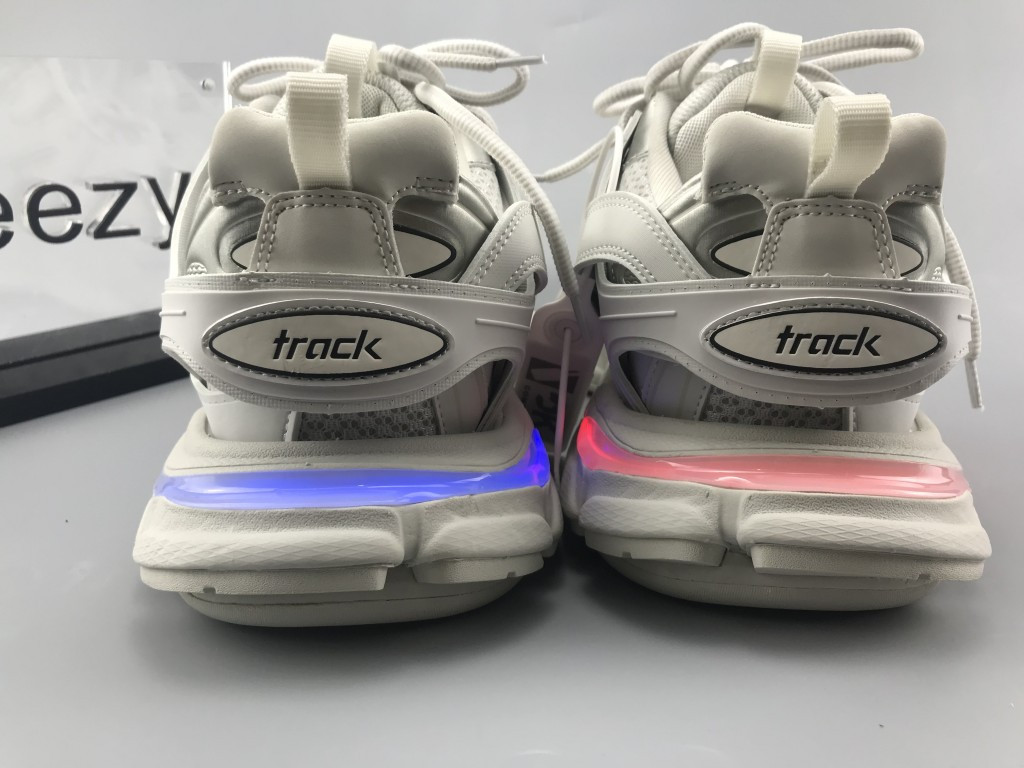UA TRACK TRAINERS IN WHITE AND WHITE MESH AND NYLON
