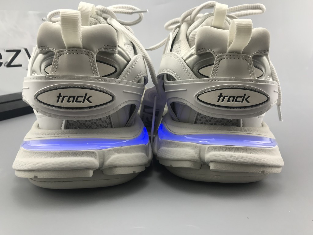 UA TRACK TRAINERS IN WHITE AND WHITE MESH AND NYLON